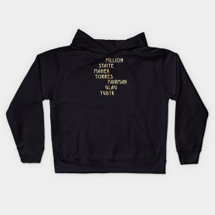 Firefly Name List Kids Hoodie